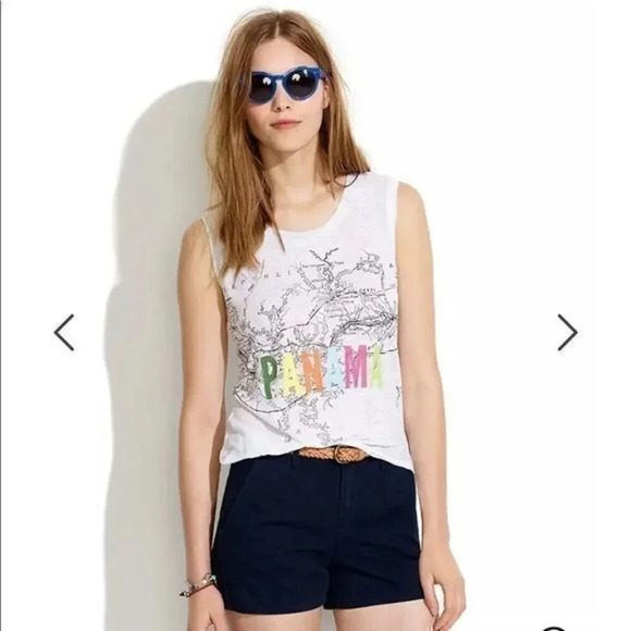 - Madewell Tailored Shorts in Deep Navy - Picture 1 of 10